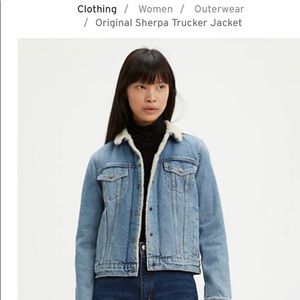 Levi’s Original Denim and Sherpa Trucker Jacket
